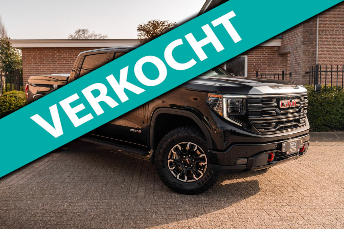 GMC Sierra Crew Cap 1500 AT4 309 PK D Schuifdak Trekhaak Keyless 360 Camera Memory ''18