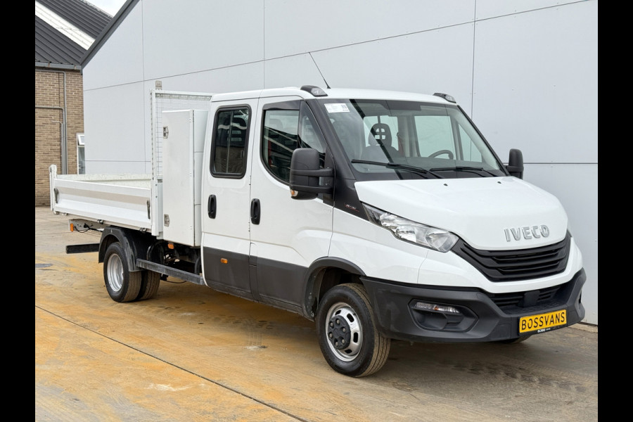 Iveco Daily 35C16 3.0 Dubbele Cabine Kipper Dubbellucht 3,5t Trekhaak 6 Stoelen Airco Cruise Control Benne Tipper