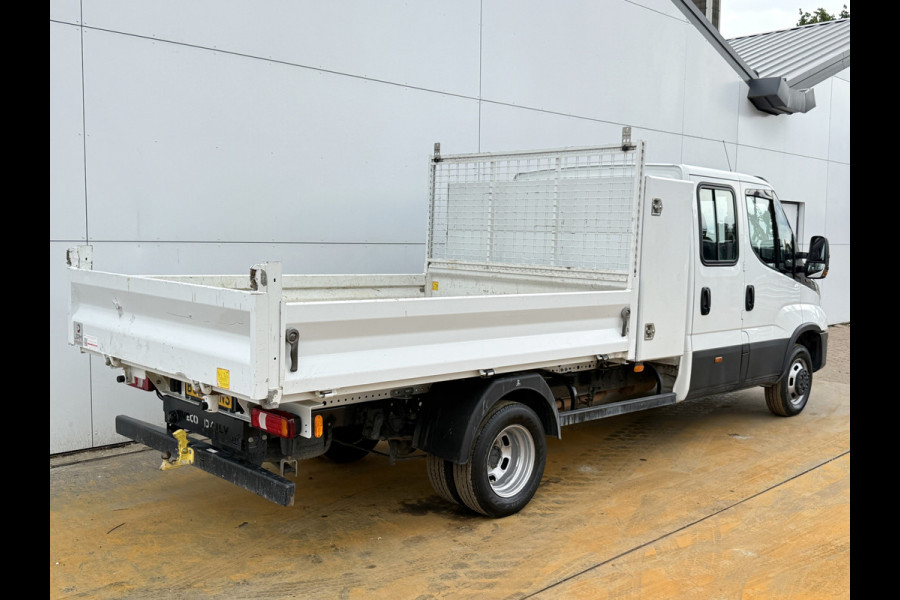 Iveco Daily 35C16 3.0 Dubbele Cabine Kipper Dubbellucht 3,5t Trekhaak 6 Stoelen Airco Cruise Control Benne Tipper