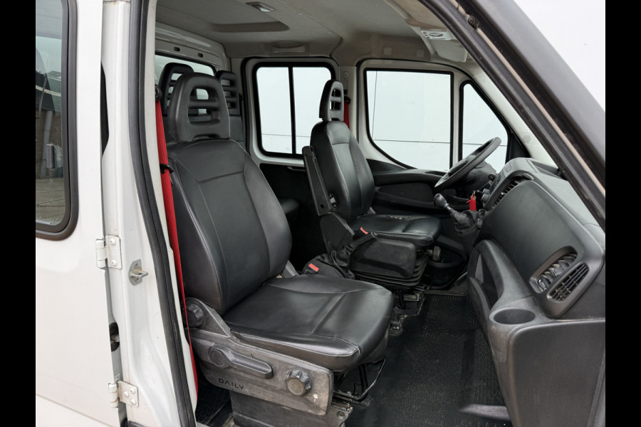 Iveco Daily 35C16 3.0 Dubbele Cabine Kipper Dubbellucht 3,5t Trekhaak 6 Stoelen Airco Cruise Control Benne Tipper