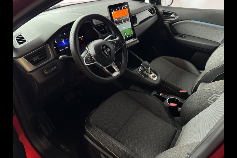 Renault Captur 1.3 160 PK STOEL/STUUR .VERW TECHNO 4 CIL CAMERA 18''LMV PURE VISION LED 10'' R-LINK NAVI 2025 EDC-automaat (Efficiënt Dual Clutch) 7 Versnellingen 1200KG Trekgewicht
