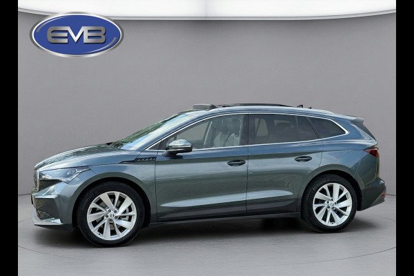 Škoda ENYAQ iV 80, panoramadak, electr bedienbare trekhaak, 1/2 lederen sportinterieur, achteruitrijcamera,vele opties1 e eigenaar