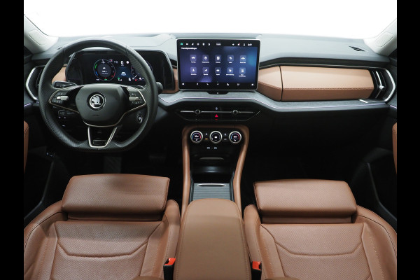 Škoda Kodiaq 1.5 TSI PHEV | Leder | HUD | Camera | Sfeerlicht | Keyless | Adaptive Cruise | Memory | Carplay