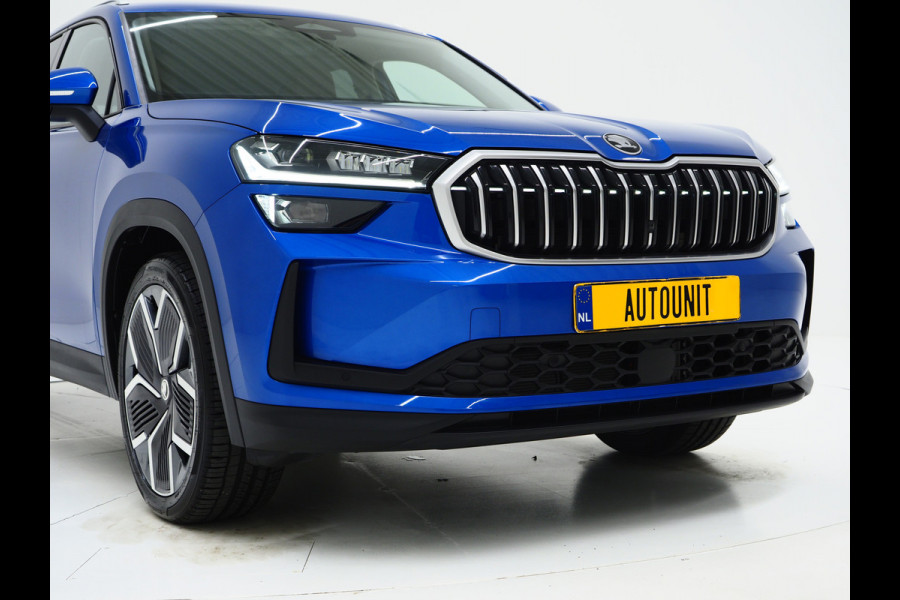 Škoda Kodiaq 1.5 TSI PHEV | Leder | HUD | Camera | Sfeerlicht | Keyless | Adaptive Cruise | Memory | Carplay