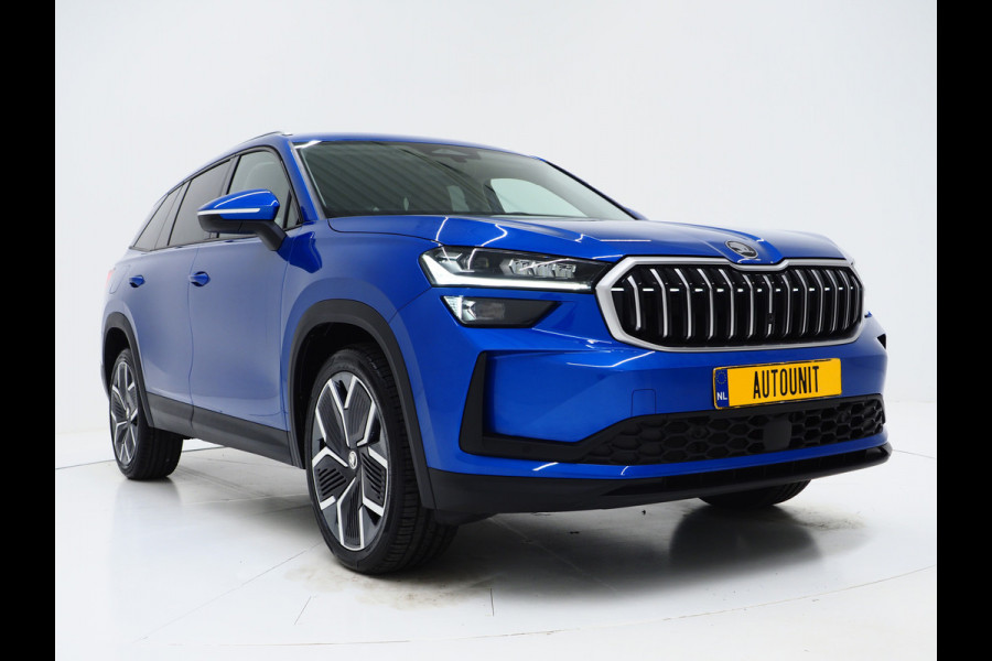Škoda Kodiaq 1.5 TSI PHEV | Leder | HUD | Camera | Sfeerlicht | Keyless | Adaptive Cruise | Memory | Carplay