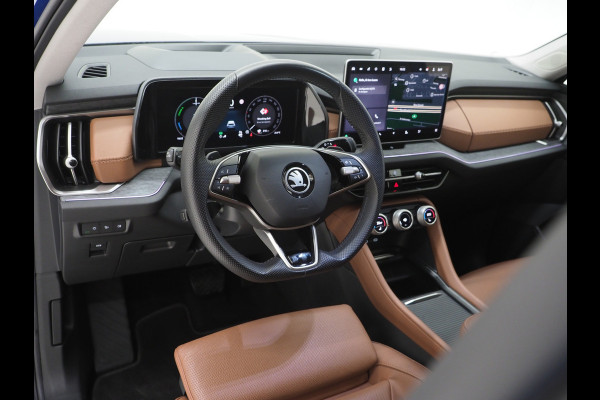 Škoda Kodiaq 1.5 TSI PHEV | Leder | HUD | Camera | Sfeerlicht | Keyless | Adaptive Cruise | Memory | Carplay