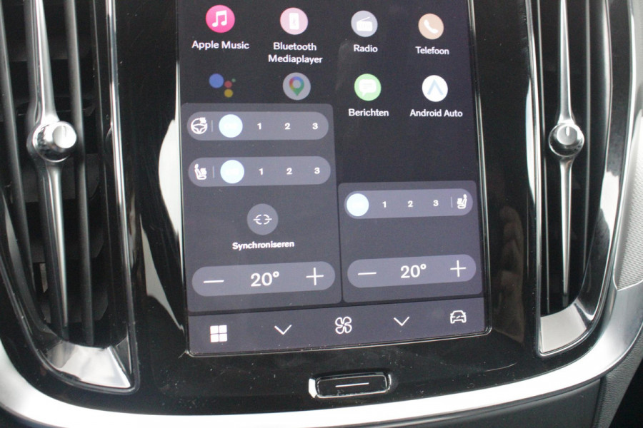Volvo V60 2.0 T6 Plug-in hybrid 350PK AWD PLUS DARK | LONG RANGE | PANORAMISCH SCHUIF/KANTELDAK | NAVIGATIE VIA GOOGLE AUTO | APPLE CARPLAY / ANDROID AUTO | FULL-LED KOPLAMPEN | 125319" 6-SPAAKS BLACK / DIAMOND CUT VELGEN | LEDEREN BEKLEDING | POWER SEATS - BESTUURDERS- EN PASSAGIERSSTOEL ELEKTRISCHVERSTELBAAR MET GEHEUGEN, ELEKTRISCH VERSTELBARE  ZITVERLENGERS /LENDESTEUN VIERVOUDIG | STOEL- EN ACHTERBANKVERWARMING | STUURVERWARMING | PARKEERVERWARMING MET TIMER (STANDKACHEL) | ACHTERUIRIJ CAMERA | EXTRA GETINTE ACHTERRUITEN | ELEKTRISCH BEDIENBARE ACHTERKLEP | ELEKTRISCH INKLA