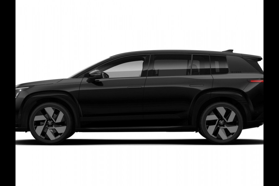 Škoda Peaq 90 Sportline 7p. 286 pk | Adaptive Chassis Control Pakket | Assist pakket | Trekhaak | Warmtepomp | Winter pakket | Panorama Dak | Velgen: 21" lichtmetalen velgen "Dugong" zwart gepolijst | Simply Clever