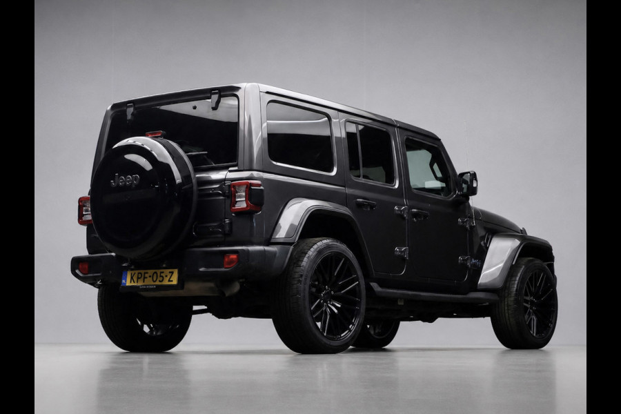 Jeep Wrangler Unlimited 4xe 380 Rubicon (APPEL CARPLAY,HARDTOP,NAVI,CAMERA,LEDER,STOELVERWAMING,ADAPTIEVE CRUISE,NETTESTAAT)