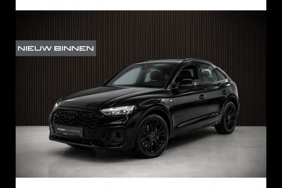 Audi Q5 Sportback 50 TFSI e S edition S-Line | Luchtvering | RS Seats | Stoelverwarming | Ambiance Verlichting | Camera | Cruise Control | Navigatie | Apple Carplay | Keyless | Trekhaak | Matrix LED | SOH 80%