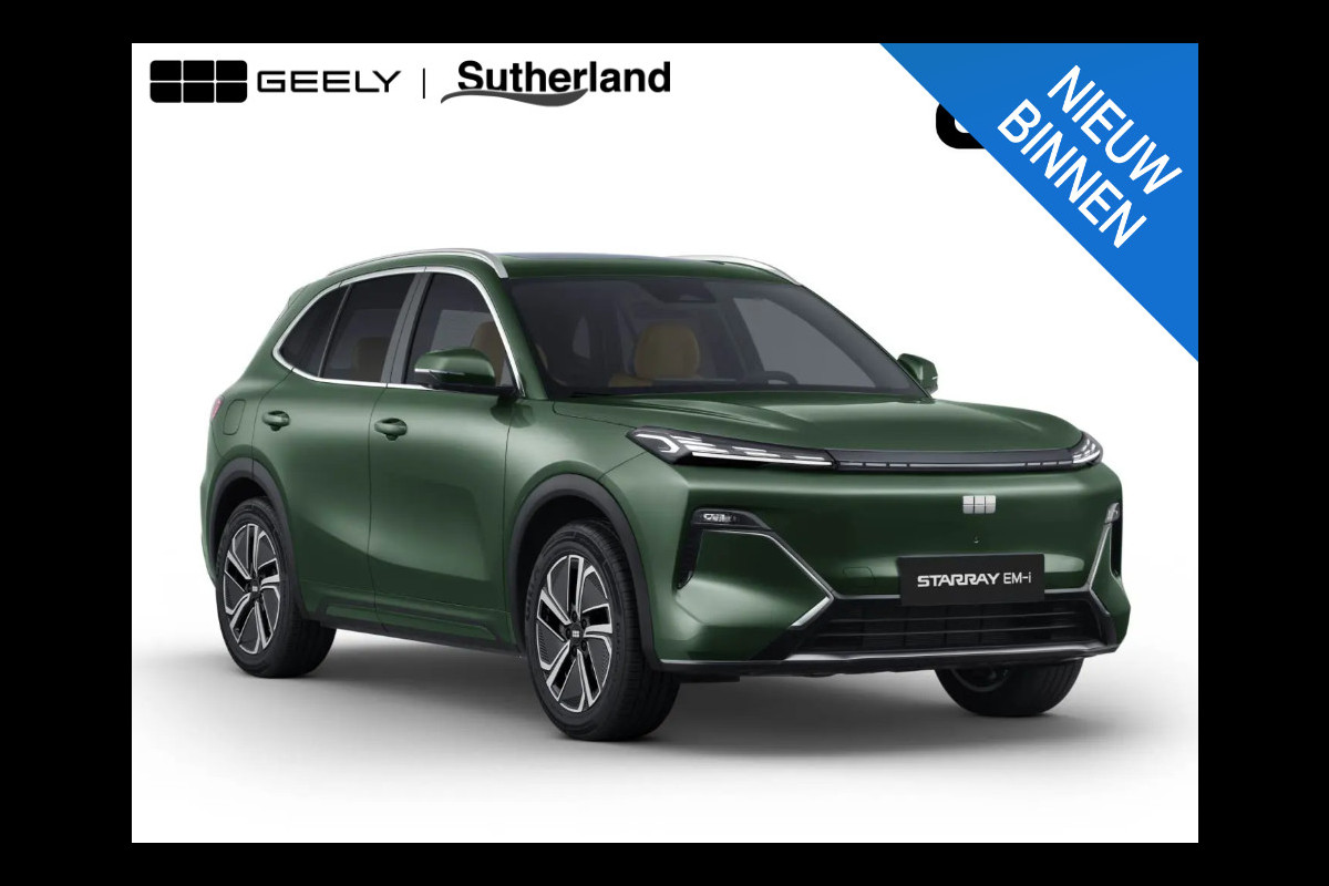 GEELY Starray EM-i 1.5 Max+ 262 PK | Panoramadak | Stoelverwarming & verkoeling | 136Km elektrisch bereik | 360 Camera | Achterbank verwarmd | Parkeersensoren | 19 Inch LMV |