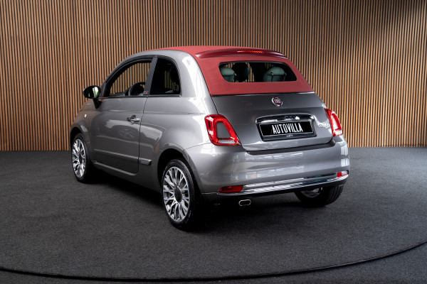 Fiat 500C 1.0 Hybrid Dolcevita Navi Leer Cruise PDC Carplay Zwarte binnenhemel LM velgen