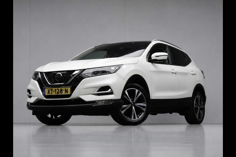 Nissan QASHQAI 1.2 N-Connecta Sport (PANORAMADAK,NAVI,CAMERA,360 VIEW,CLIMATE,CRUISE,GETINT,SPORTSTOELEN,LM VELGEN,NETTE STAAT)