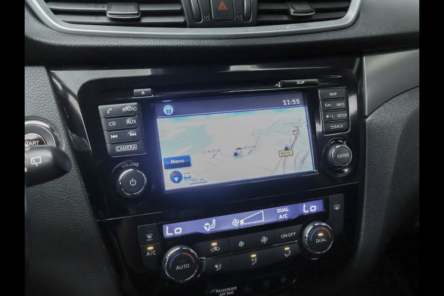 Nissan QASHQAI 1.2 N-Connecta Sport (PANORAMADAK,NAVI,CAMERA,360 VIEW,CLIMATE,CRUISE,GETINT,SPORTSTOELEN,LM VELGEN,NETTE STAAT)