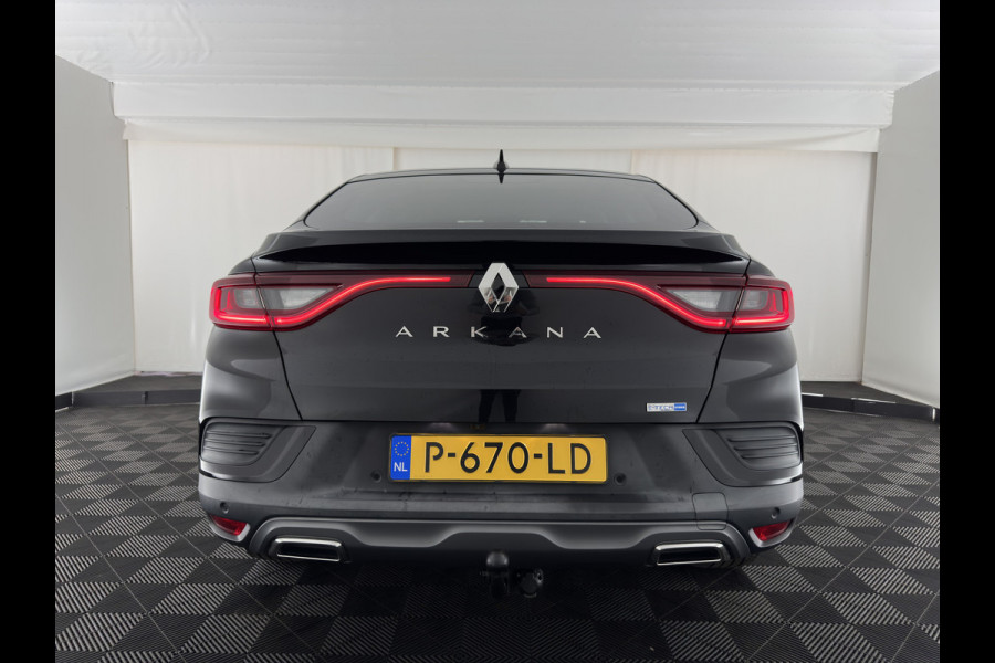 Renault Arkana 1.6 E-Tech Hybrid 145 R.S. Line (INCL-BTW) Aut. *LEATHER-FABRIC | FULL-LED | BLINDSPOT | CAMERA | BOSE-SOUND | HEATED-SPORTSEATS | KEYLESS | AMBIENTLIGHT | DIGI-COCKPIT | PRIVACY-GLASS | NAVI-FULLMAP | ECC | ADAPTIVE-CRUISE