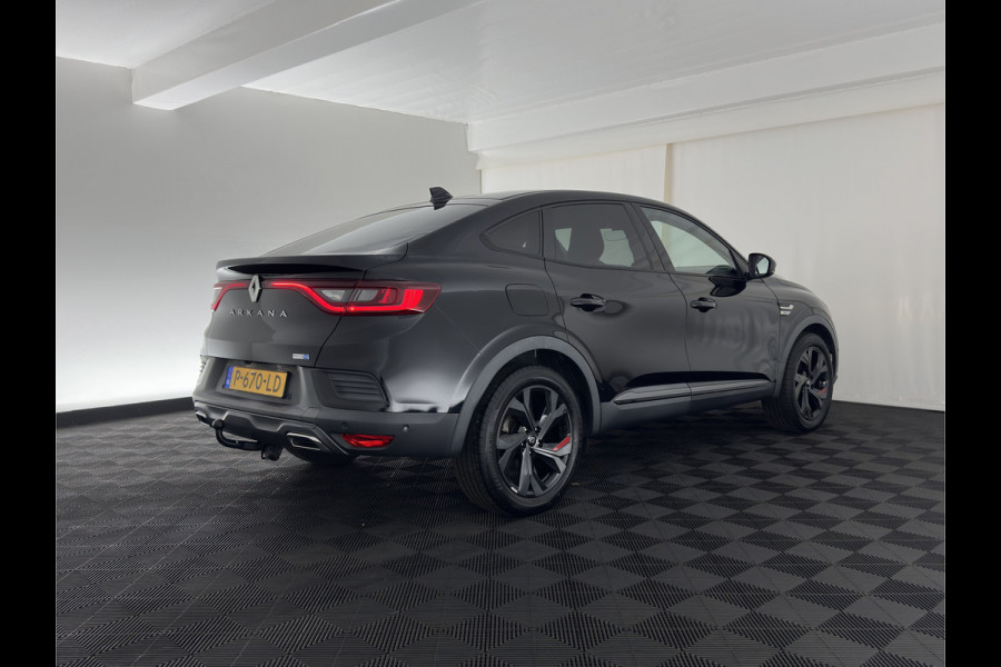 Renault Arkana 1.6 E-Tech Hybrid 145 R.S. Line (INCL-BTW) Aut. *LEATHER-FABRIC | FULL-LED | BLINDSPOT | CAMERA | BOSE-SOUND | HEATED-SPORTSEATS | KEYLESS | AMBIENTLIGHT | DIGI-COCKPIT | PRIVACY-GLASS | NAVI-FULLMAP | ECC | ADAPTIVE-CRUISE