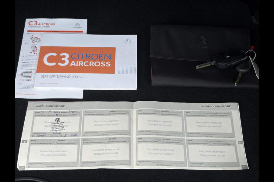 Citroën C3 Aircross 1.2 PureTech Feel Draadloze telefoonlader  l Carplay l Navi l Clima l Cruise l Pdc l Lm velgen l 2e Eigenaar l N.A.P l Nieuwe Apk bij Aflevering
