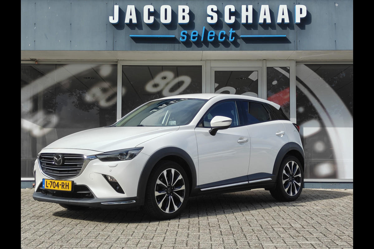 Mazda CX-3 2.0 SkyActiv-G 120 GT-M / Bose / HUD / ACC / Elektr. Stoel / Stoel/Stuur verwarm. / Camera Achter / PDC V+A / Keyless /