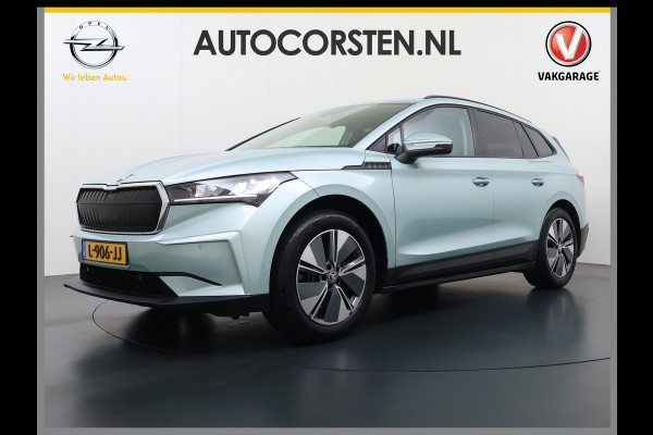 Škoda ENYAQ iV 60 SOH 93% Camera Comfort-pakket Draadloze telefoonlader Keyless entry Privacy Glas Apple Carplay Android Auto Navi Ecc Pdc P-Assist Lmv Led Isofix Mirrorlink® Cruise Control 1e Eigenaar Origineel Nederlandse Auto