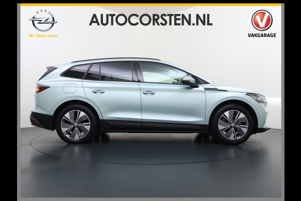 Škoda ENYAQ iV 60 SOH 93% Camera Comfort-pakket Draadloze telefoonlader Keyless entry Privacy Glas Apple Carplay Android Auto Navi Ecc Pdc P-Assist Lmv Led Isofix Mirrorlink® Cruise Control 1e Eigenaar Origineel Nederlandse Auto