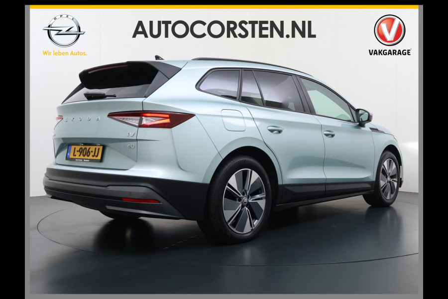 Škoda ENYAQ iV 60 SOH 93% Camera Comfort-pakket Draadloze telefoonlader Keyless entry Privacy Glas Apple Carplay Android Auto Navi Ecc Pdc P-Assist Lmv Led Isofix Mirrorlink® Cruise Control 1e Eigenaar Origineel Nederlandse Auto