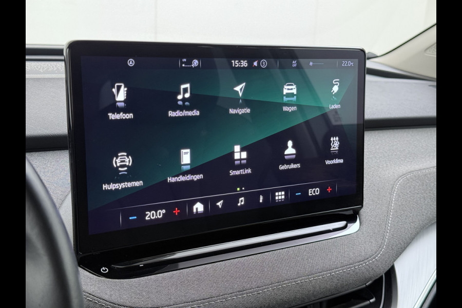 Škoda ENYAQ iV 60 SOH 93% Camera Comfort-pakket Draadloze telefoonlader Keyless entry Privacy Glas Apple Carplay Android Auto Navi Ecc Pdc P-Assist Lmv Led Isofix Mirrorlink® Cruise Control 1e Eigenaar Origineel Nederlandse Auto