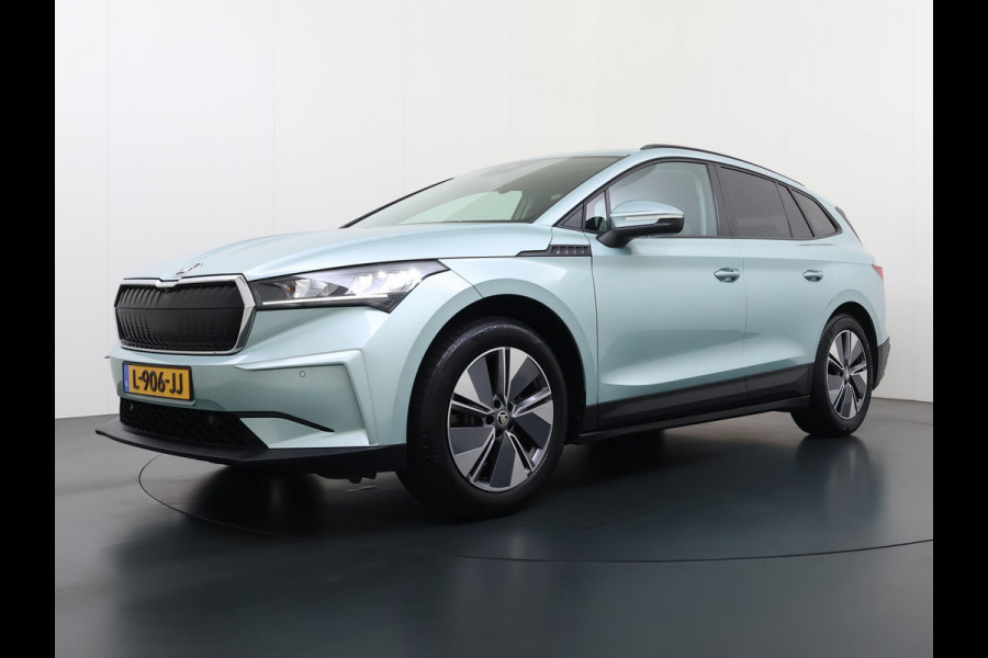Škoda ENYAQ iV 60 SOH 93% Camera Comfort-pakket Draadloze telefoonlader Keyless entry Privacy Glas Apple Carplay Android Auto Navi Ecc Pdc P-Assist Lmv Led Isofix Mirrorlink® Cruise Control 1e Eigenaar Origineel Nederlandse Auto