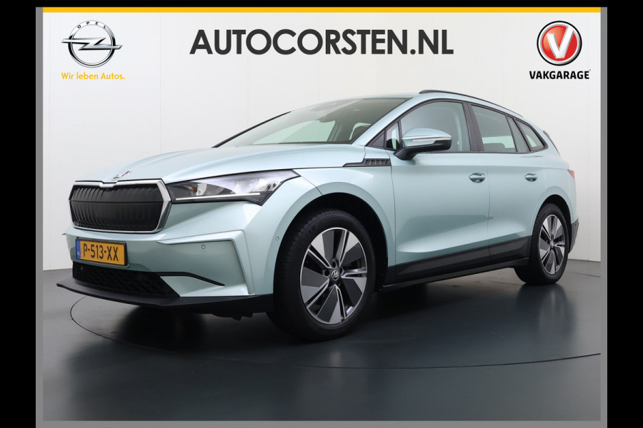 Škoda ENYAQ iV 60 SOH 91% Trekhaak Camera P-Assist Apple Carplay Android Auto Navi Ecc Pdc Lmv Isofix Led Cruise Control Keyless Rijstrooksensor Verkeersbord detectie 1.000KG Trekgewicht