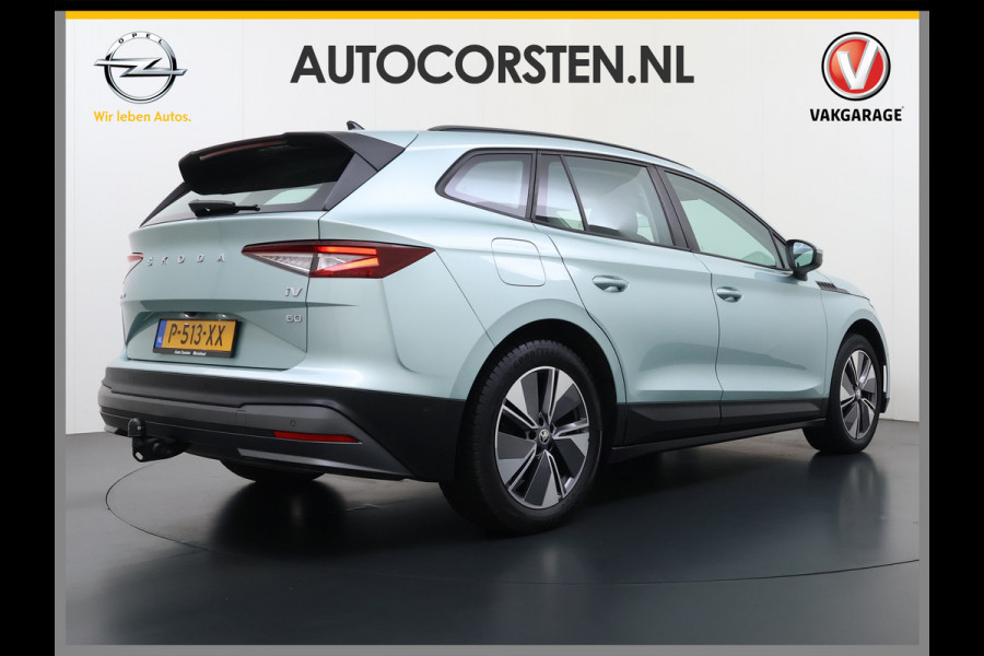 Škoda ENYAQ iV 60 SOH 91% Trekhaak Camera P-Assist Apple Carplay Android Auto Navi Ecc Pdc Lmv Isofix Led Cruise Control Keyless Rijstrooksensor Verkeersbord detectie 1.000KG Trekgewicht