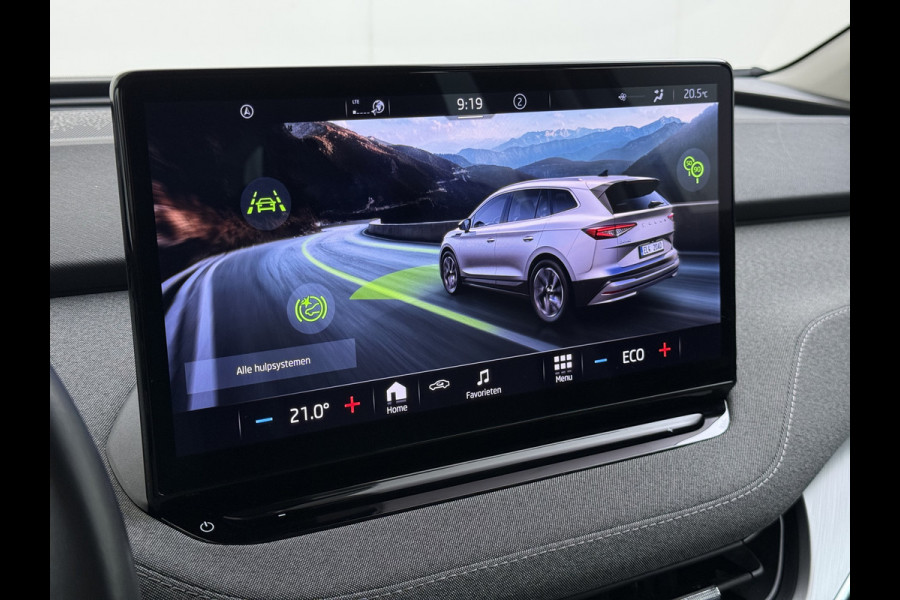 Škoda ENYAQ iV 60 SOH 91% Trekhaak Camera P-Assist Apple Carplay Android Auto Navi Ecc Pdc Lmv Isofix Led Cruise Control Keyless Rijstrooksensor Verkeersbord detectie 1.000KG Trekgewicht
