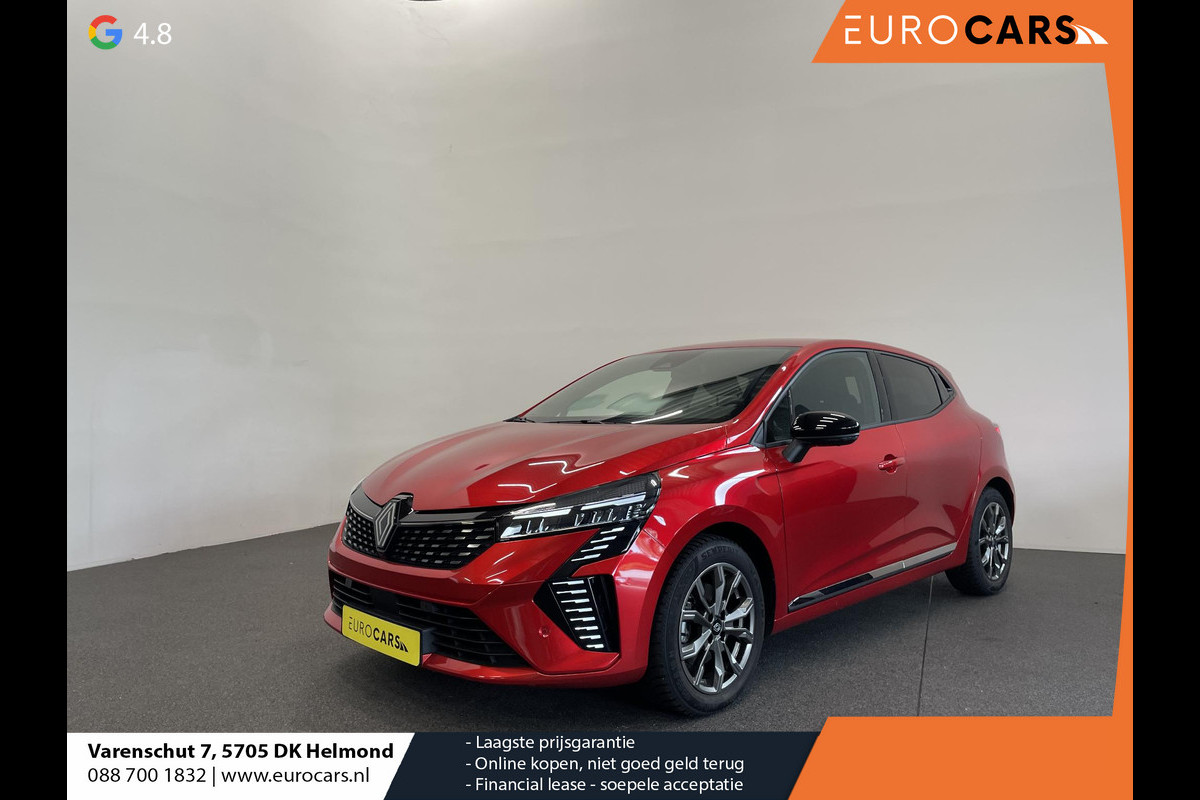 Renault Clio 1.6 E-Tech Full Hybrid Aut. 145pk Techno 360 Camera Full LED Matrix Easy Link Digitaal Dashboard Climate Stoelverwarming Stuurverwarming Keyless Privacy Glass 16 inch LM Velgen