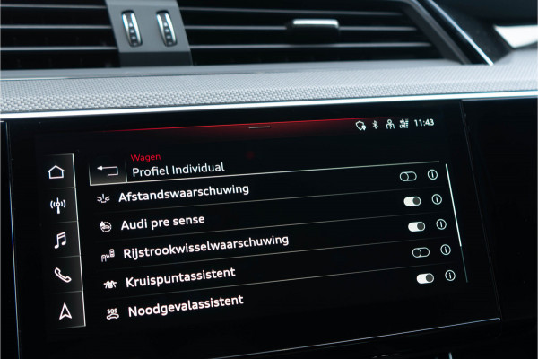 Audi e-tron S Quattro 371 kW / 360 Top View/ Softclose/ Head-up Display/ B&O/ Trekhaak/ Panoramadak/ 371kW (505 pk)