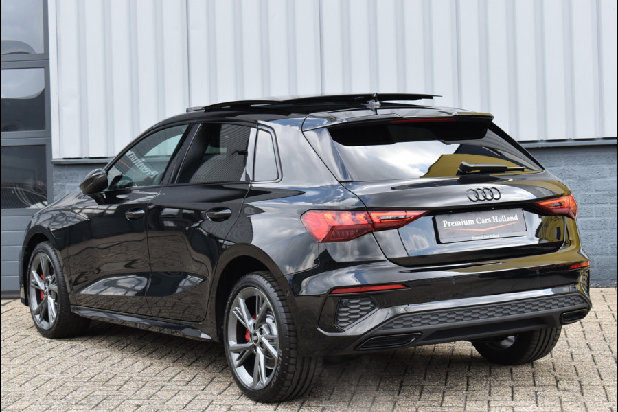 Audi A3 Sportback 45 TFSI e S-Line 245 Pk Pano Memory Leder Sfeerverlichting Full Led Keyless 18 Inch
