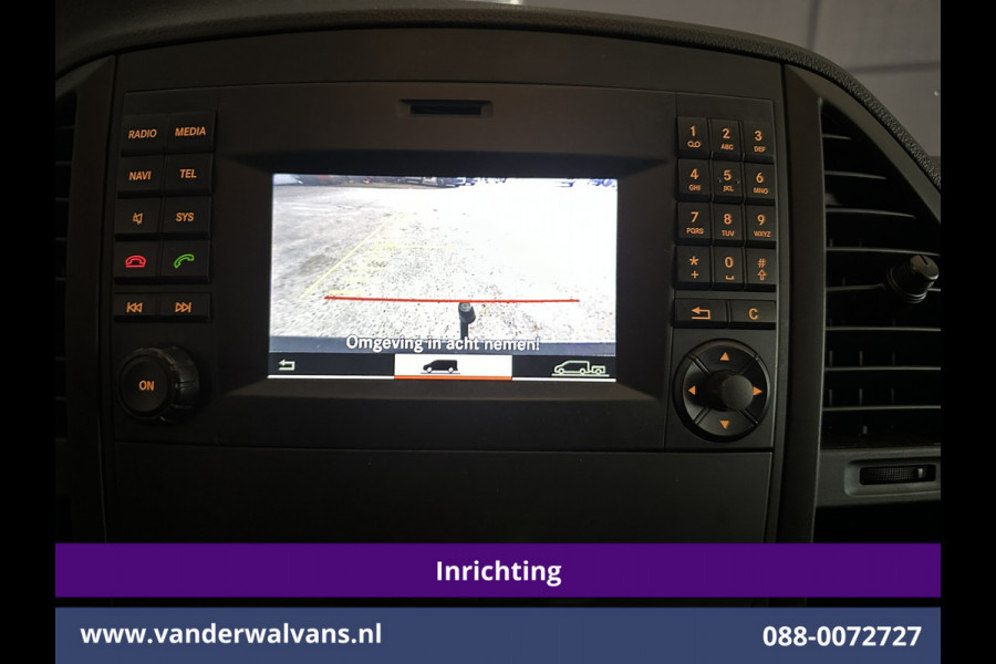 Mercedes-Benz Vito 114 CDI 136pk RWD L2H1 Inrichting Euro6 Airco | Camera | Navigatie | Cruisecontrol | Trekhaak Bijrijdersbank, Achterklep