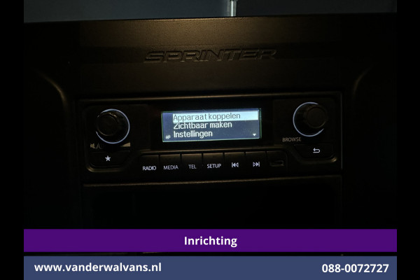 Mercedes-Benz Sprinter 311 CDI Automaat L3H2 *PostNL inrichting* Euro6 Airco | Camera | Schappen Doorloopdeur, 270 Gr. achterdeuren, Sidebars