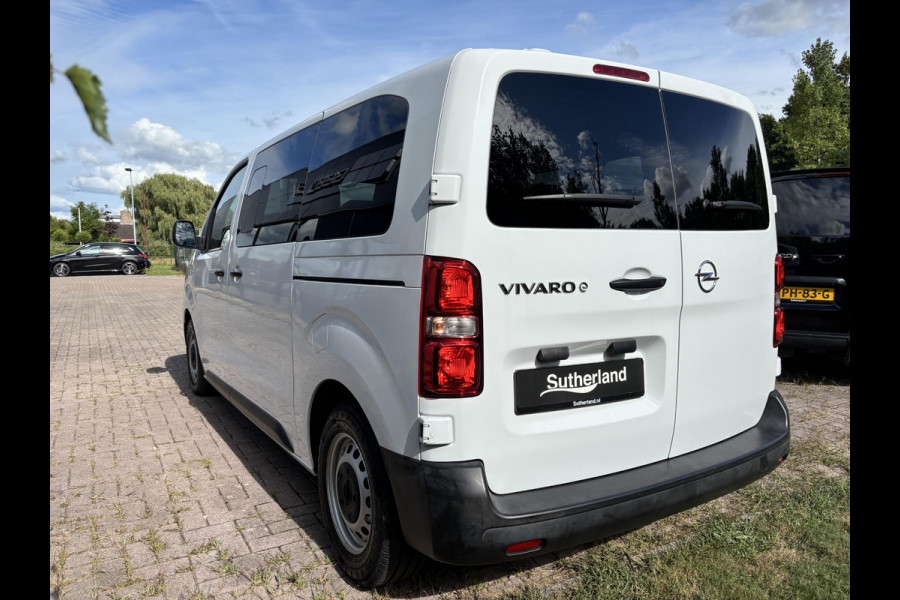 Opel Vivaro-e Combi L2H1 50 kWh 136 PK | 9.585 KM! | Climate Control | 9-persoons | Dubbele Zij-Schuifdeur | Privacy-Glass