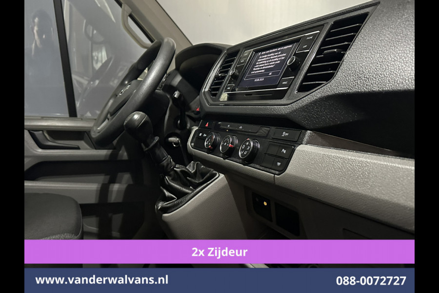 Volkswagen Crafter 2.0 TDI 141pk L4H3 L3H2 Euro6 Airco | 2x zijdeur | Camera | Apple Carplay | Android Auto Parkeersensoren, 3000kg trekvermogen, Bijrijdersbank