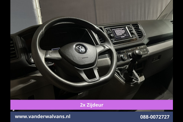 Volkswagen Crafter 2.0 TDI 141pk L4H3 L3H2 Euro6 Airco | 2x zijdeur | Camera | Apple Carplay | Android Auto Parkeersensoren, 3000kg trekvermogen, Bijrijdersbank