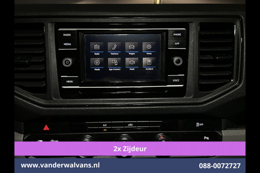 Volkswagen Crafter 2.0 TDI 141pk L4H3 L3H2 Euro6 Airco | 2x zijdeur | Camera | Apple Carplay | Android Auto Parkeersensoren, 3000kg trekvermogen, Bijrijdersbank