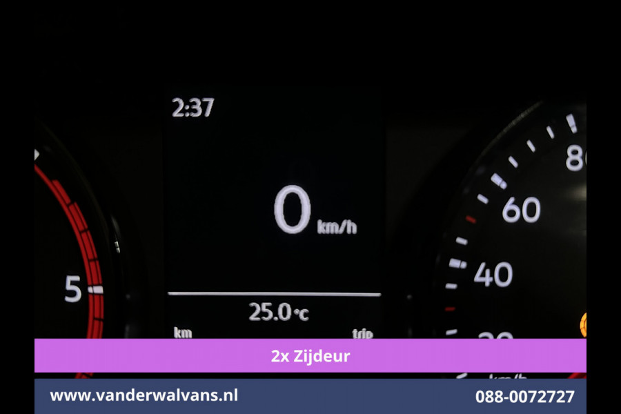 Volkswagen Crafter 2.0 TDI 141pk L4H3 L3H2 Euro6 Airco | 2x zijdeur | Camera | Apple Carplay | Android Auto Parkeersensoren, 3000kg trekvermogen, Bijrijdersbank