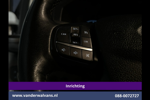 Ford Transit Custom 2.0 TDCI 130pk L2H1 Inrichting Euro6 Airco | Omvormer | Camera | Apple Carplay | LED | Cruisecontrol | Leder Android Auto, Stoelverwarming, Verwarmde voorruit, 2800kg Trekhaak, Parkeersensoren, Bijrijdersbank, Achterklep