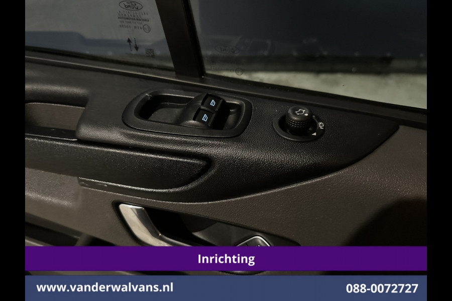 Ford Transit Custom 2.0 TDCI 130pk L2H1 Inrichting Euro6 Airco | Omvormer | Camera | Apple Carplay | LED | Cruisecontrol | Leder Android Auto, Stoelverwarming, Verwarmde voorruit, 2800kg Trekhaak, Parkeersensoren, Bijrijdersbank, Achterklep