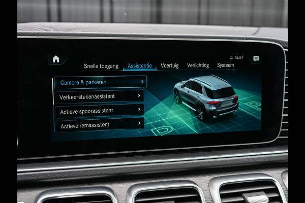 Mercedes-Benz GLE 350 e 4MATIC AMG Line | Panoramadak | SOH 94.8% | HUD | 360 Camera | Stoelventilatie + Massage | Burmester | Night Pakket | Advanced Distronic | Trekhaak | Ambiance Interieur |