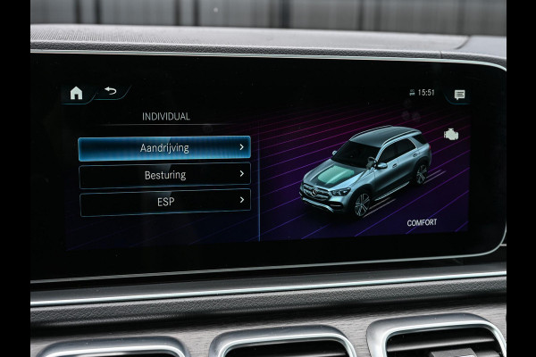 Mercedes-Benz GLE 350 e 4MATIC AMG Line | Panoramadak | SOH 94.8% | HUD | 360 Camera | Stoelventilatie + Massage | Burmester | Night Pakket | Advanced Distronic | Trekhaak | Ambiance Interieur |