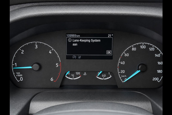 Ford Transit Custom 300 2.0 TDCI L2H1 Trend Trekhaak Navigatie Achteruitrijcamera Cruise Control Bluetooth Airco DAB  Zijschuifdeur Rechts Voorruitverwarming Parkeersensoren voor en Achter