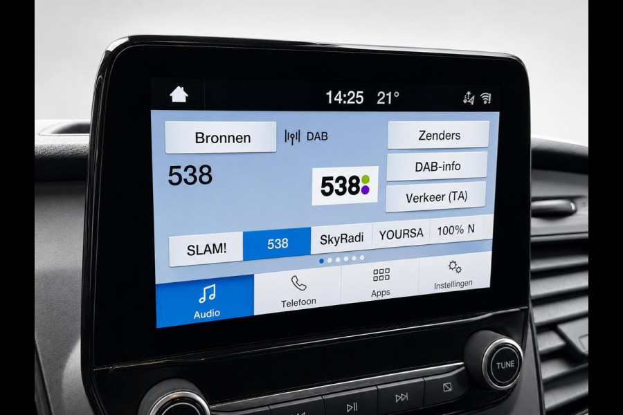Ford Transit Custom 300 2.0 TDCI L2H1 Trend Trekhaak Navigatie Achteruitrijcamera Cruise Control Bluetooth Airco DAB  Zijschuifdeur Rechts Voorruitverwarming Parkeersensoren voor en Achter