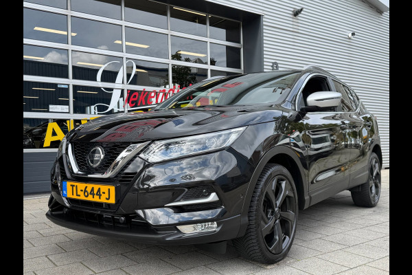 Nissan QASHQAI 1.2 Tekna + - Panorama dak I Navigatie I Airco I Leer I Sport pakket + Velgen 19 inch I Dealer onderhouden