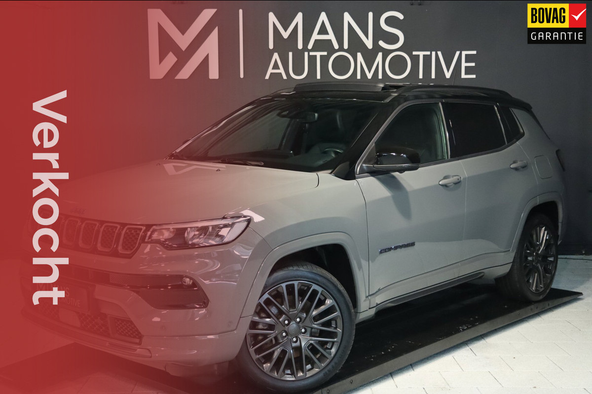 Jeep Compass 4xe 240 Plug-in Hybrid Electric S / PANO / MEMORY / ACC / 360 / KEYLESS / ALPINE