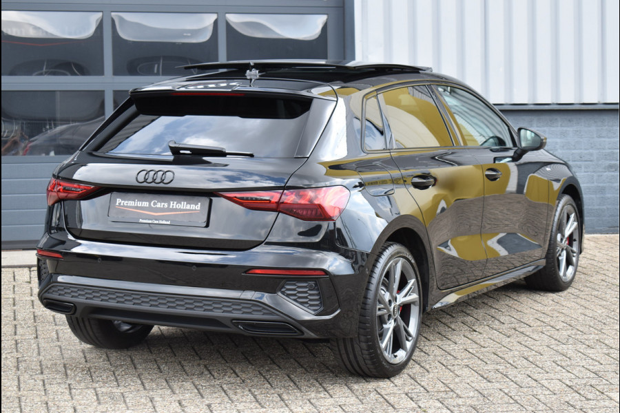Audi A3 Sportback 45 TFSI e S-Line 245 Pk Pano Memory Leder Sfeerverlichting Full Led Keyless 18 Inch