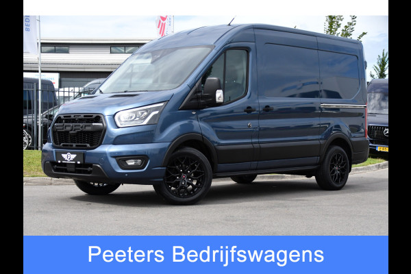 Ford Transit 350 2.0 TDCI L2H2 PB Edition Camera, Cruise, Carplay, 170pk, Stoelverwarming, Automaat, 2 x schuifdeur, LED, Sensoren, Multimedia, Uniek!